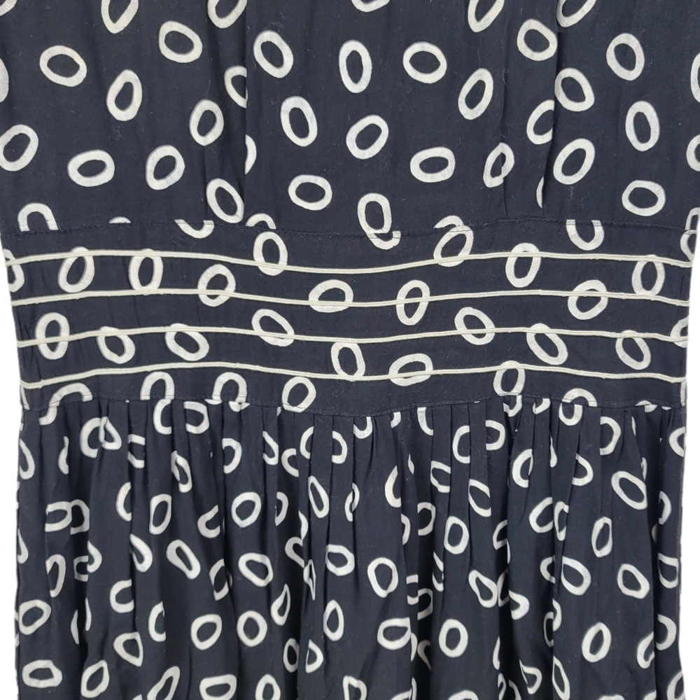 Vintage 80's-90's High Fashion Printed A-Line Dress Large - Picture 4 of 10